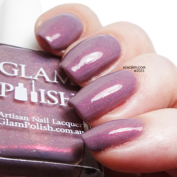 xoxoJen's swatch of Glam Polish Watch Me While I Bloom