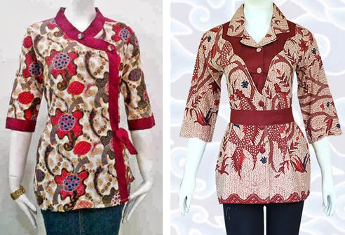 10 Model Baju Batik Guru 2019 Modis Terbaru 