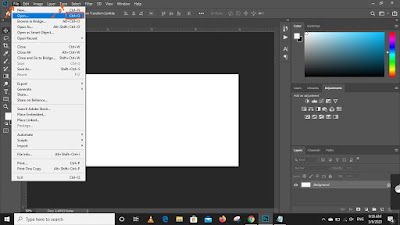 how to open,edit, and save image in photoshop