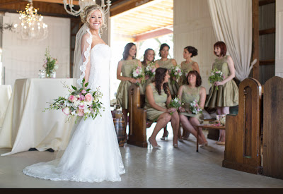 green bridesmaid dresses