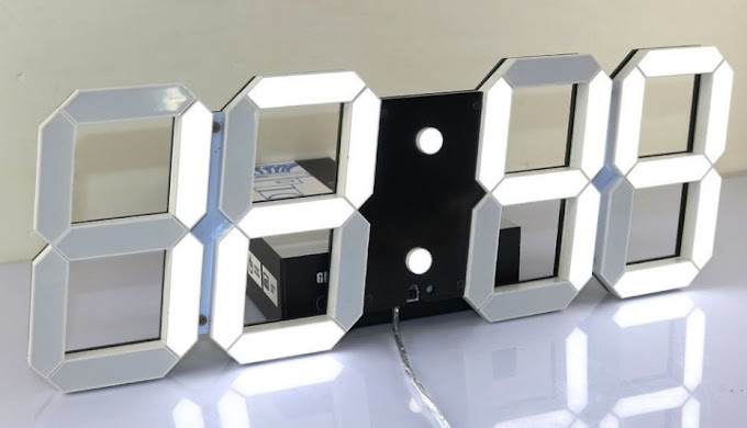 Đồng hồ Led 3D treo tường cao cấp khách sạn