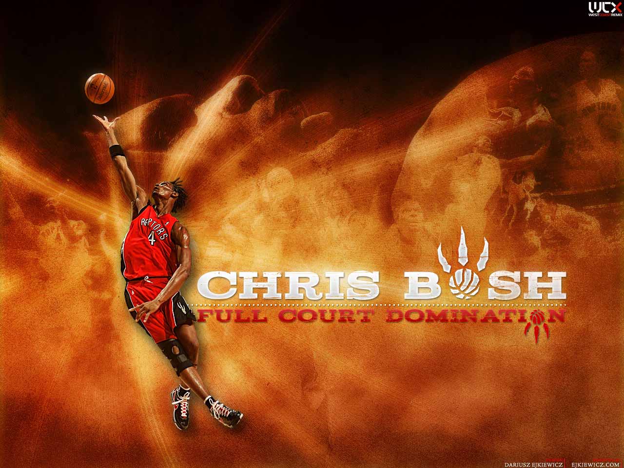 Chris Bosh Toronto Raptor Lay up Wallpapers