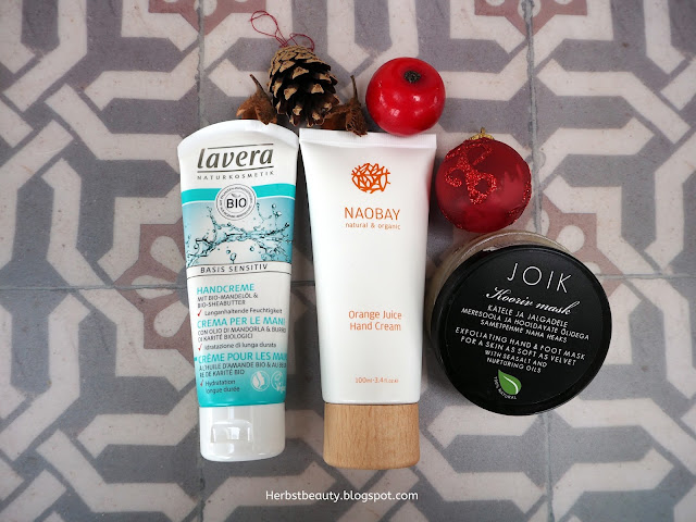 Lavera Handcreme, Naobay Handcreme, Joik Handmaske