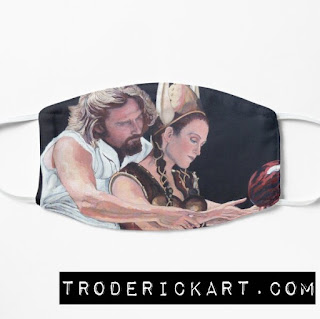 the dude and maude face mask by boulder artist tom roderick