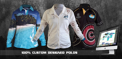 Customised polo shirts