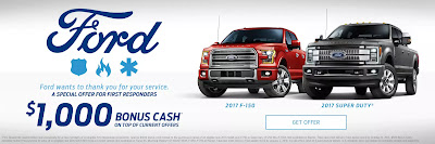 Big Mike Naughton Ford First Responders Bonus Cash Offer