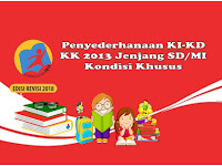 Penyederhanaan KI-KD KK 2013 Jenjang SD/MI Untuk Kondisi Khusus Tahun 2020