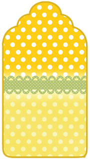 Yellow with Polka Dots Free Printable Party Kit. 