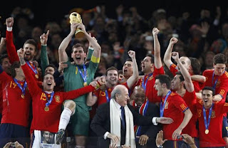 SPAIN, WORLD CHAMPION OF  SOUTH AFRICA 2010