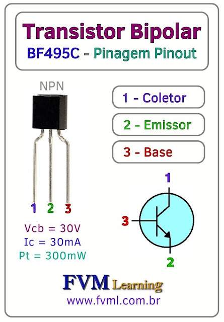 Datasheet-Pinagem-Pinout-Transistor-NPN-BF495C-Características-Substituição-fvml