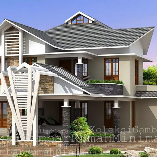 Contoh Desain model rumah masa kini Terbaru 