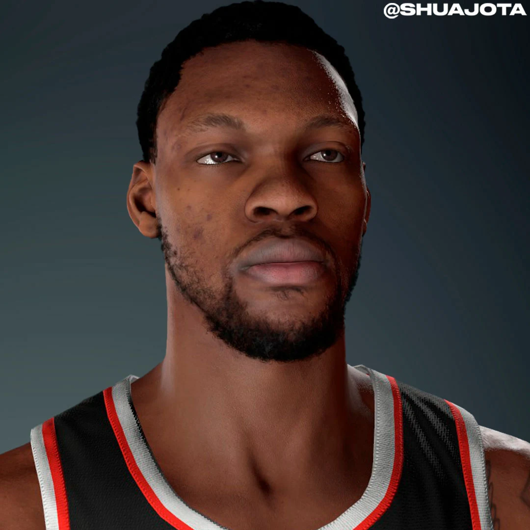 NBA 2K22 Michael Frazier Cyberface