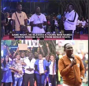 Watch how Billionaire Prophet Jeremiah Fufeyin empowers young Nigerian Dancers with 2million Naira Cash Gift