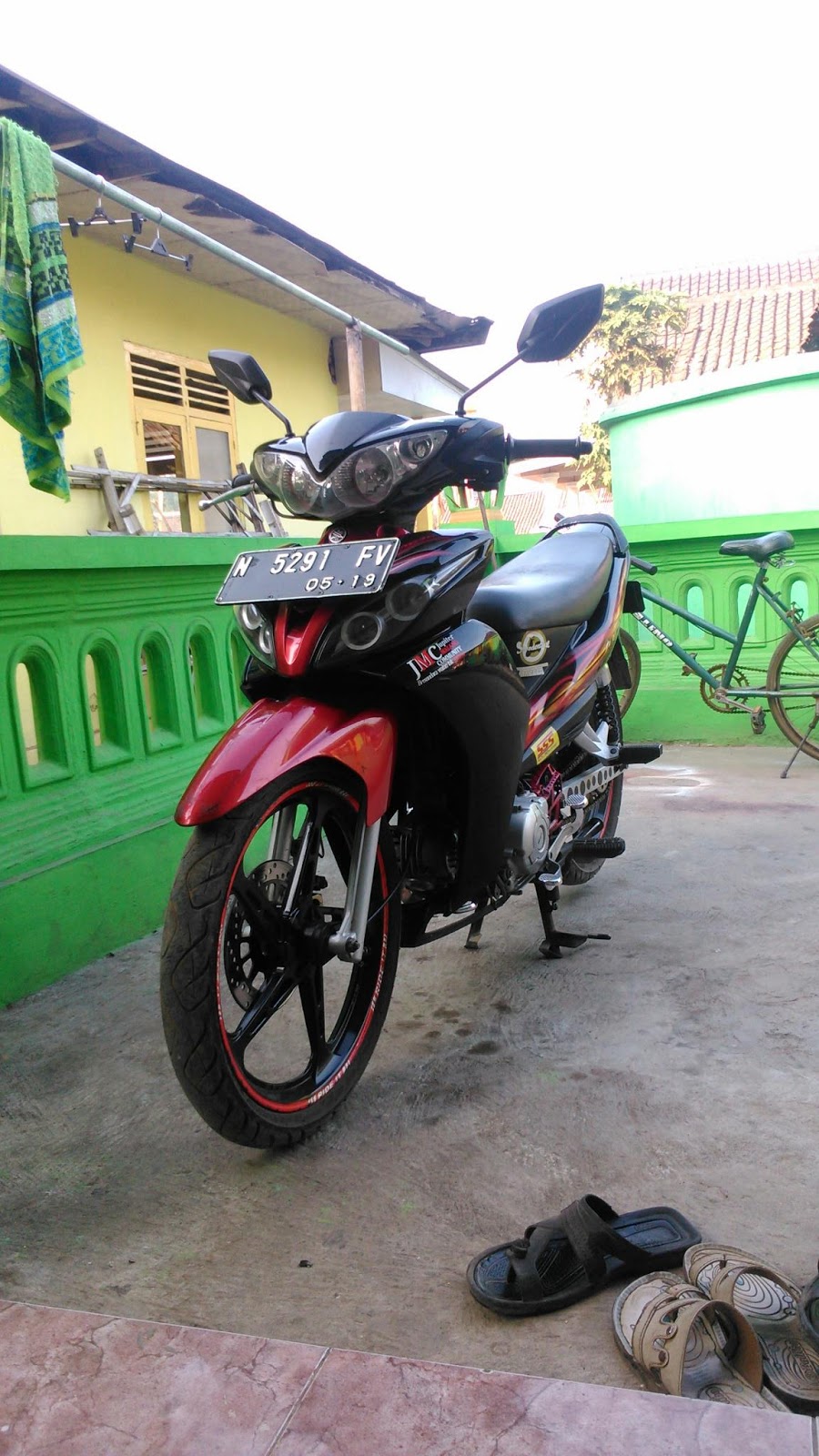 Kotak Senja Modif Jupiter Z Burhan Transfer Body NJZ