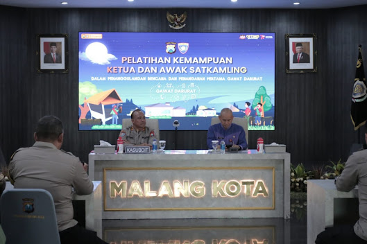  Polda Jatim Gelar Latkatpuan Satkamling Untuk Harkamtibmas Hadapi Pemilu 2024