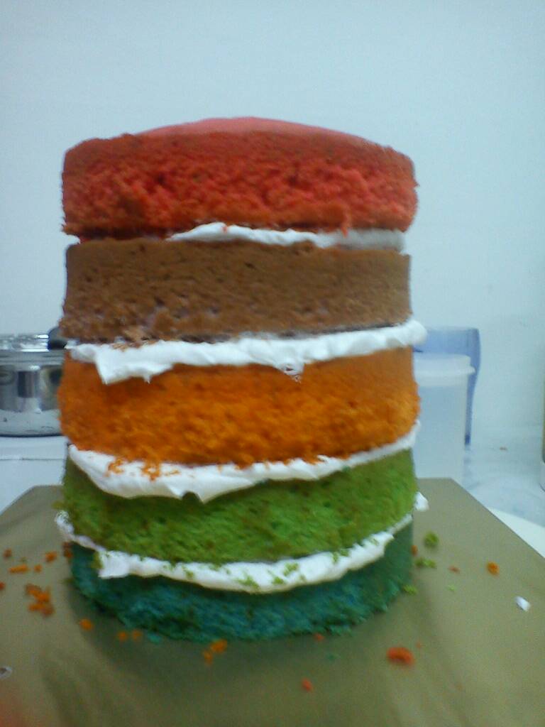 YULIEZ BAKERY: Rainbow Cake for Ayman's birthday
