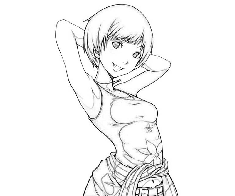 chie-satonaka-smile-coloring-pages