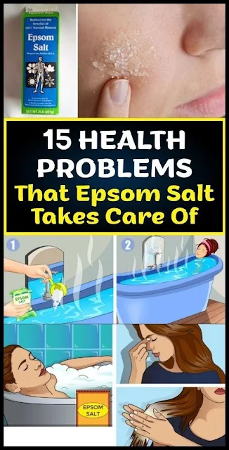 15 Health Problems That Epsom Salt Takes Care Of