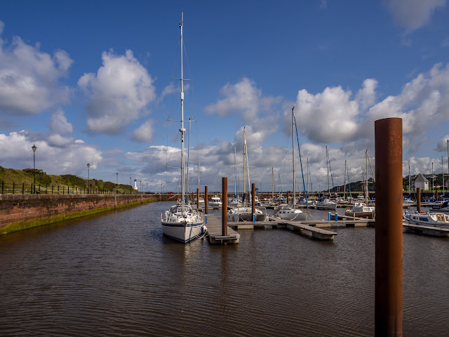 Photo of Maryport Marina on Tuesday morning