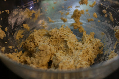 matzah dough mixture before it gets cooked in the crockpot slow cooker