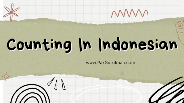 Counting In Indonesian