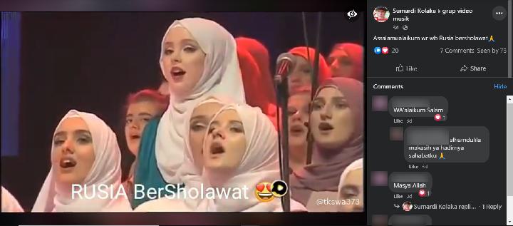 Cek Fakta: Benarkah Ini Video Wanita Bersholawat di Rusia? naviri.org, Naviri Magazine, naviri majalah, naviri