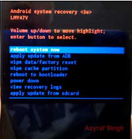 android system recovery - lg tribute 2