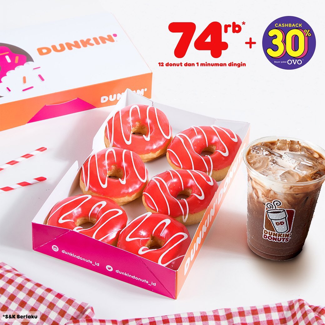 Promo Dunkin Donuts Terbaru Spesial Kemerdekaan