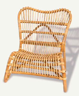 Sillon Curvas Natural Rattan Class