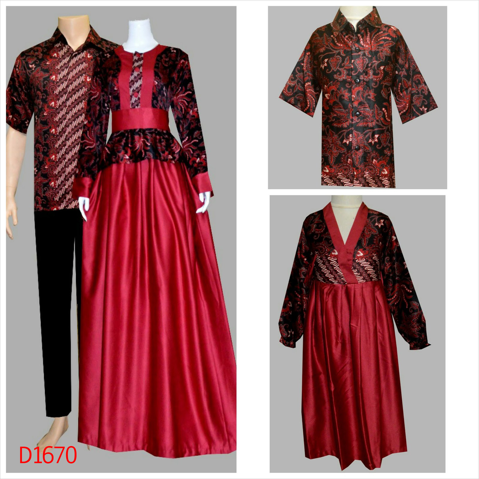 Model Baju Gamis Remaja Batik 