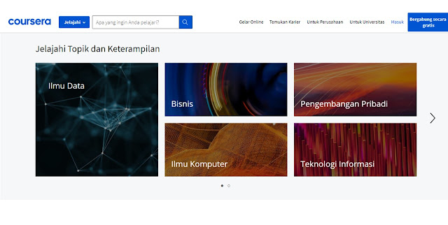 Panduan Coursera Bagi Pemula