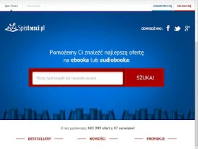 SpisTresci.pl - nowa wyszukiwarka e-booków wystartowała