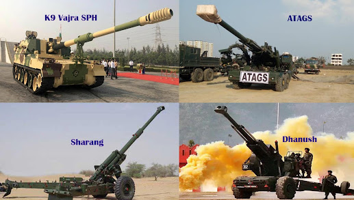 Indian Army pushing for K9 Vajra SPH, ATAGS, Sharang and Dhanush guns for capability enhancement