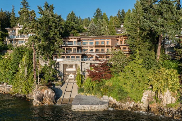 One Of A Kind Waterfront Estate With Its Own Yacht Garage