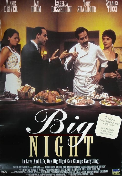 [HD] Big Night: Una gran noche 1996 Online Español Castellano