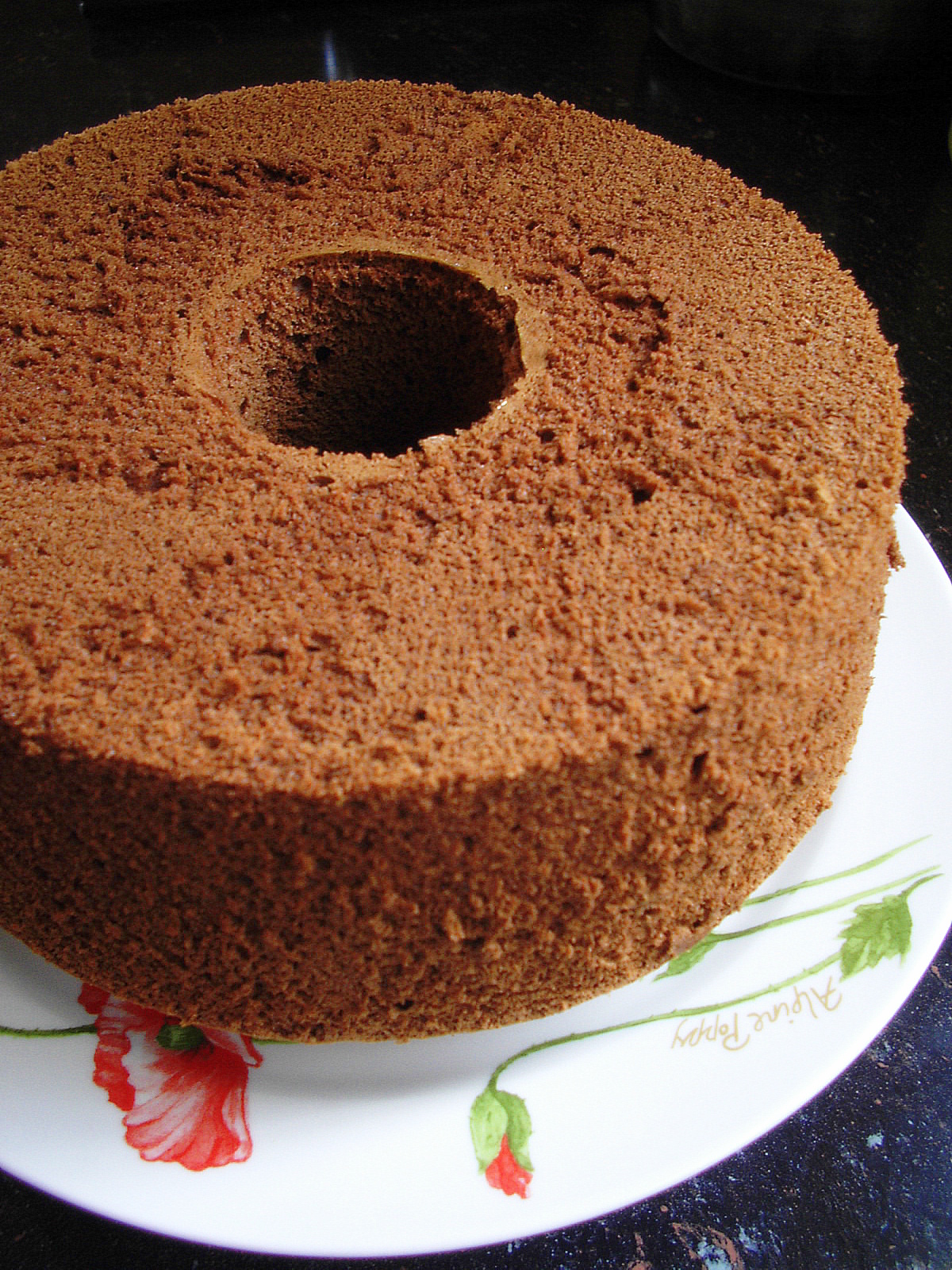 CHOCOLATE CHIFFON CAKE