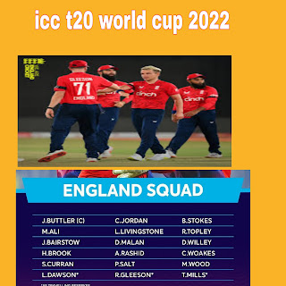 Icc t20 world cup 2022 england squad