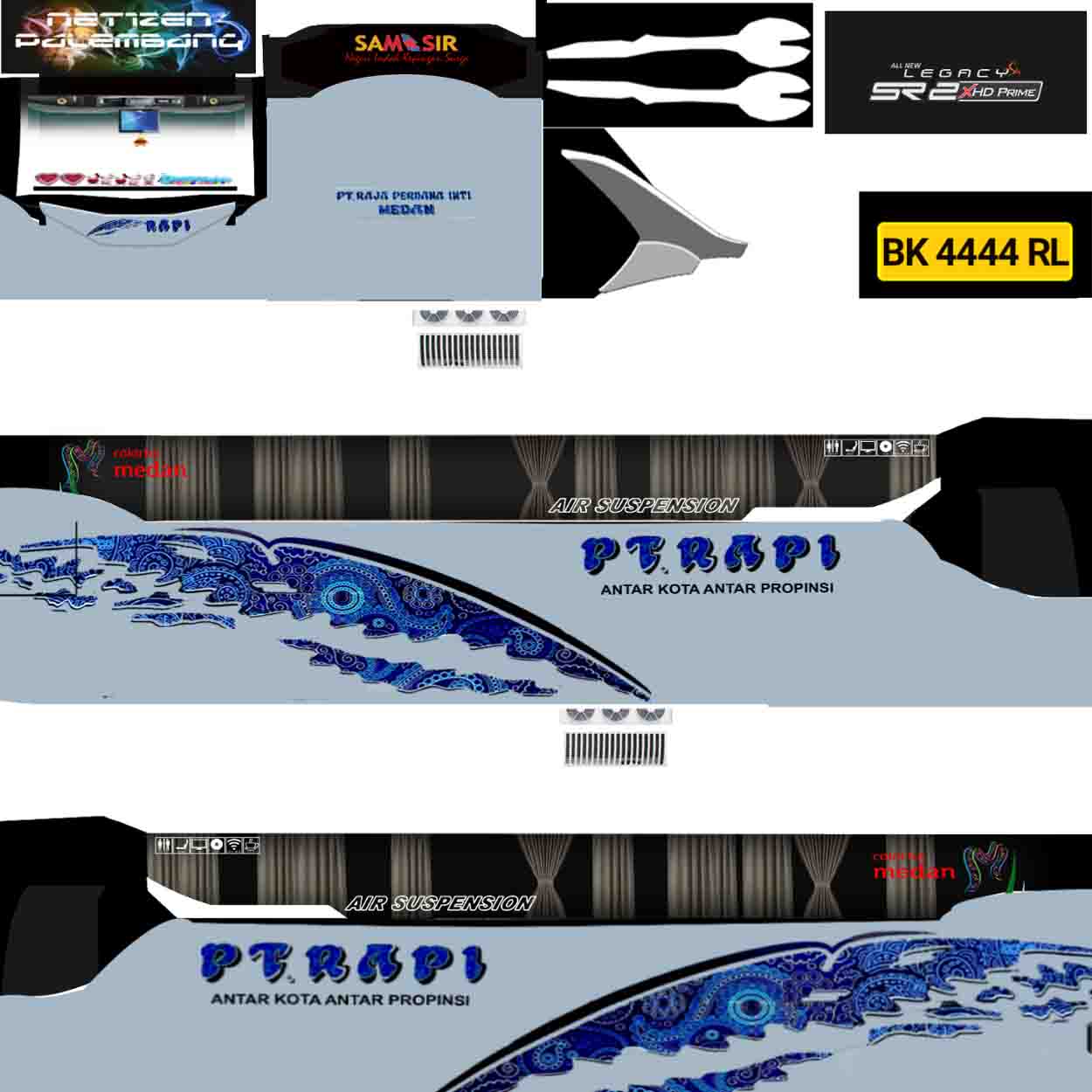 livery bus pt. rapi xhd