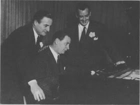 Alfredo De Angelis con Carlos Dante y Julio Martel en 1946