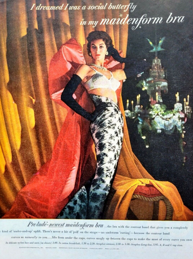I Dreamed” Maidenform Bra Ad Campaign From the Mid-20th Century