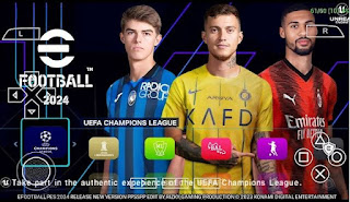 Download eFootball PES PPSSPP V2.0 Update 2024 New Kits And Transfer Full Eropa English Version Real Face Best Graphics