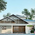 Sloping Roof House Rendering: A Contemporary Design With Rustic Charm
