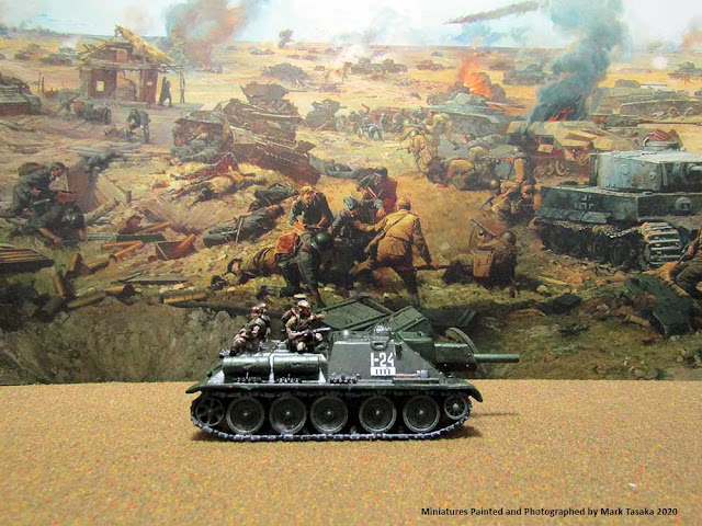 1/72 Italeri T-34/85 tanks & Pegasus Hobbies SU-122 assault guns