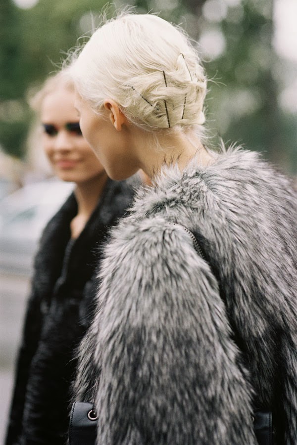 Paris Fashion Week SS 2014... Sasha and Anna