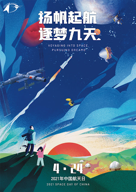 Chinese space program poster 2021