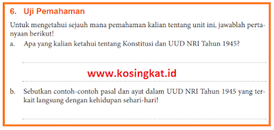 kunci jawaban ppkn kelas 10 halaman 75, 76 www.kosingkat.id