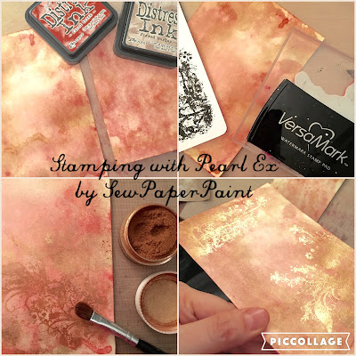 stamping with pearlex