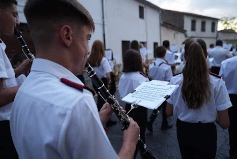 Recorrido de las Dianas Floreadas de la Banda Municipal de #Pozoblanco en la Feria 2023