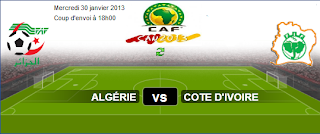 CAN 2013 : Suivez le match Algérie vs Cote d'Ivoire en direct (résumé, score et buts) Le 30/01/2013 à partir de 18h00