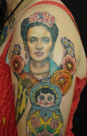 Frida Kahlo portrait Mama Tried Raven